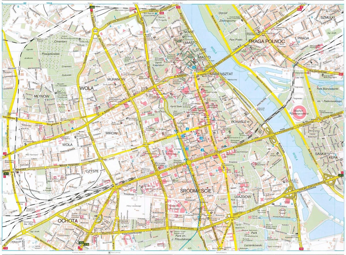 ವಾರ್ಸಾ on the map